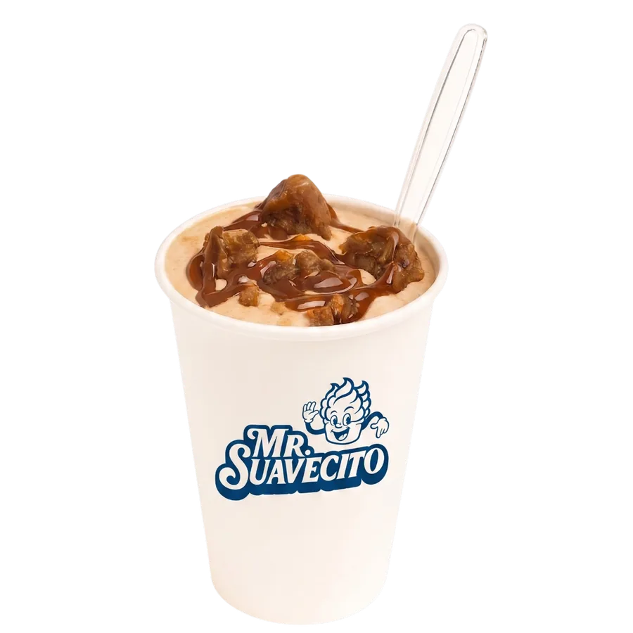 Domingo de cajeta — helado suave bañado en cajeta, Mr. Suavecito Condesa