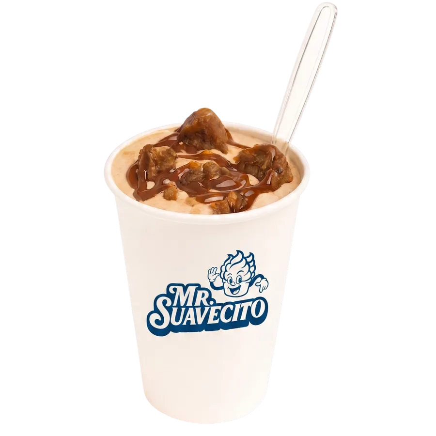 Mr. Suave de Cacahuate — helado suave con galleta y crema de cacahuate, Mr. Suavecito CDMX